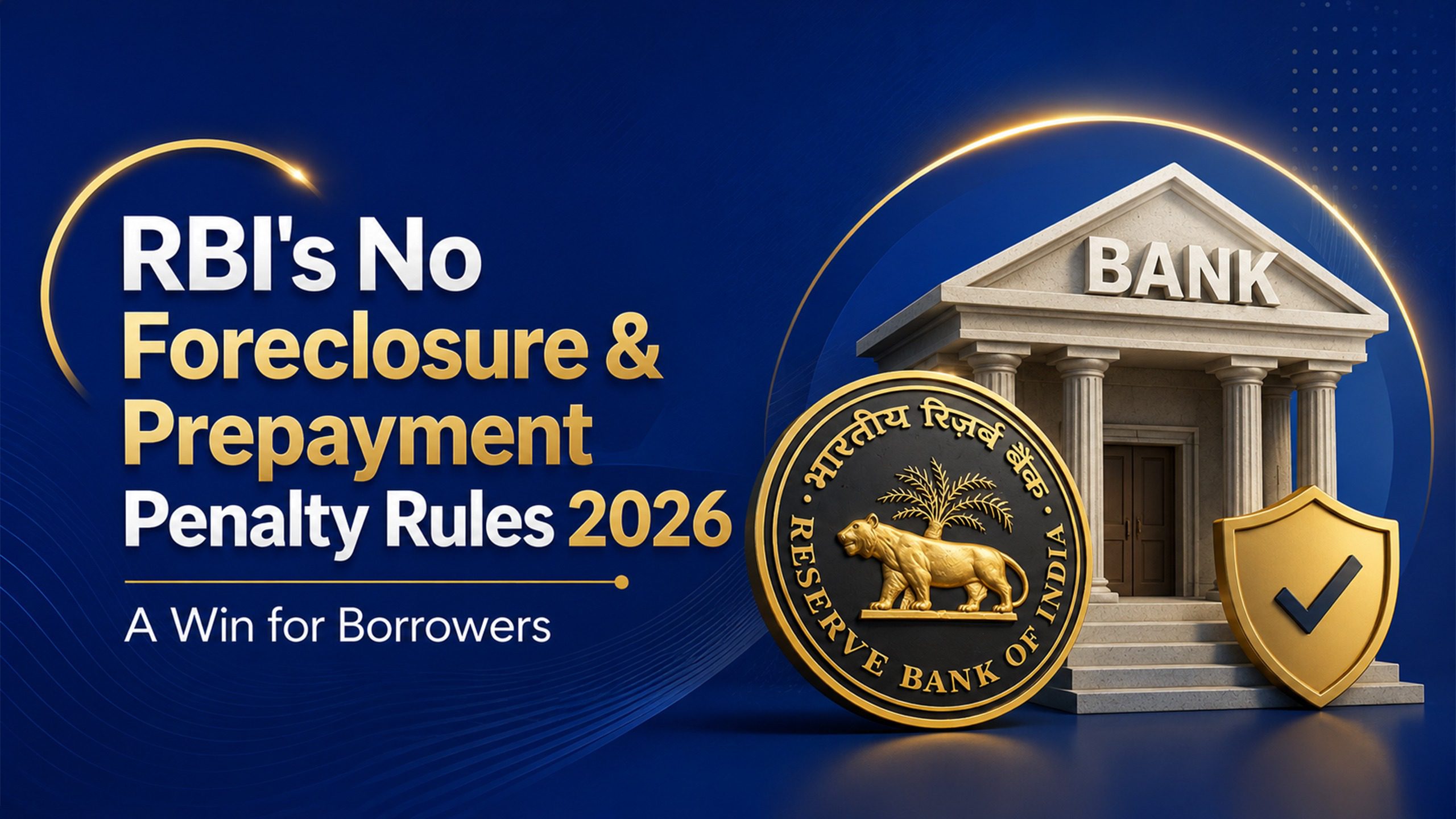 Prepayment RBI Prepayment & Foreclosure Charges Rules 2026 Explained